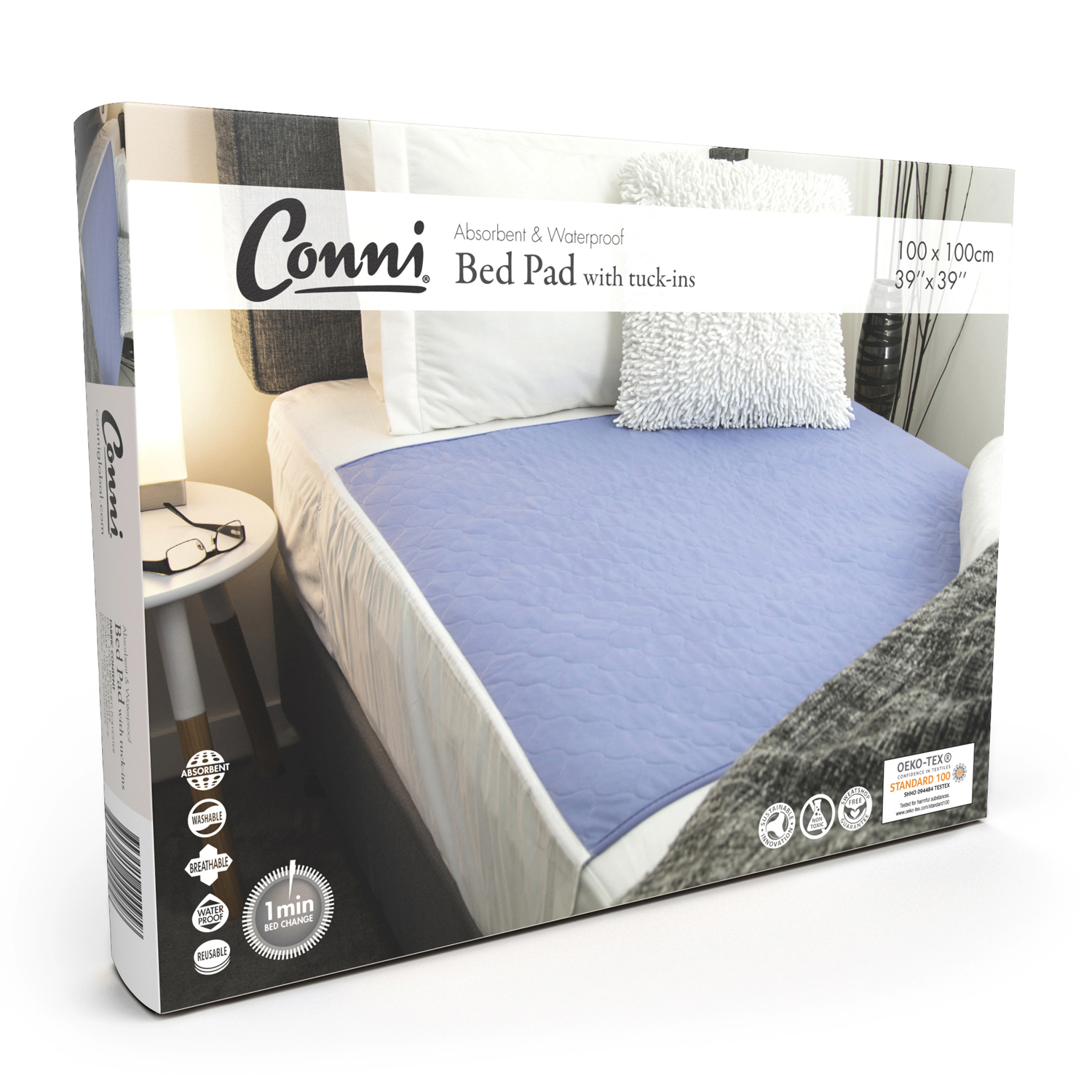 Movement Extreme poverty be impressed Reusable Bed Pads With Tuck-Ins | Conni USA